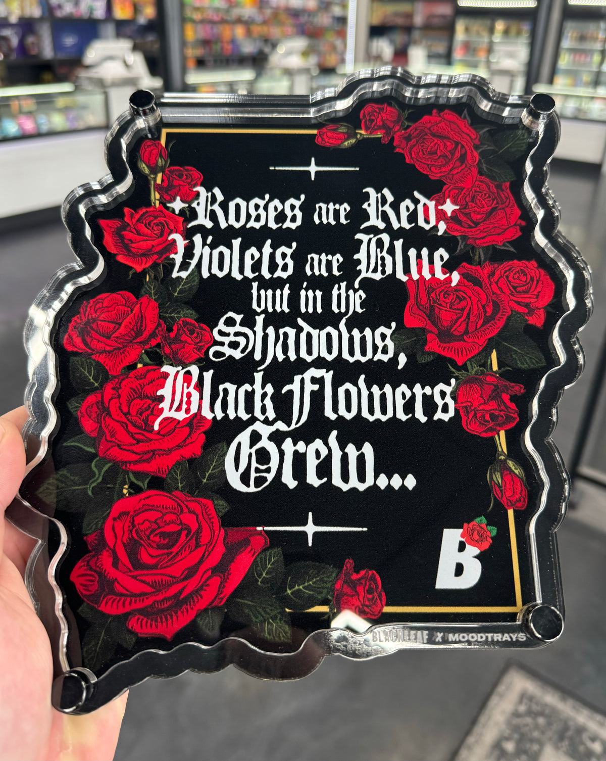 Roses Rolling Tray